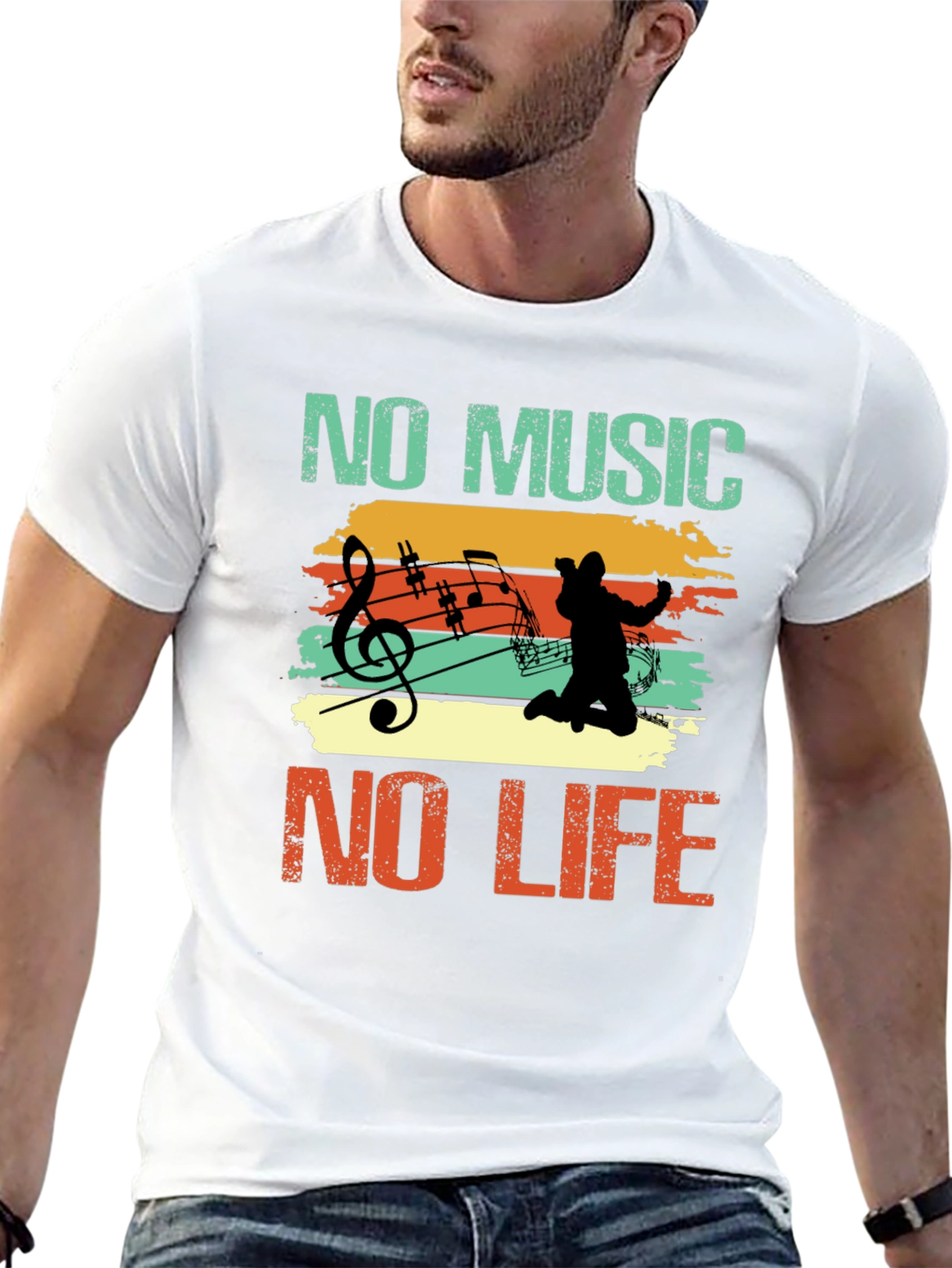 No Music No Life Graphic Tee
