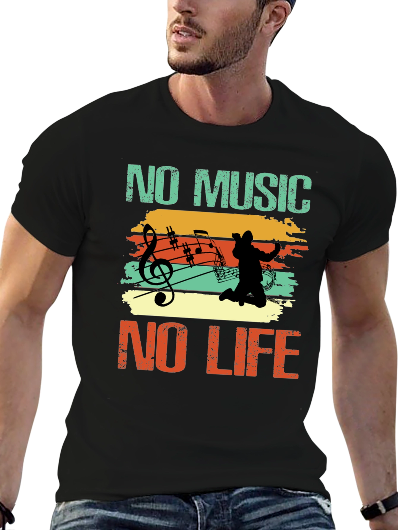 No Music No Life Graphic Tee