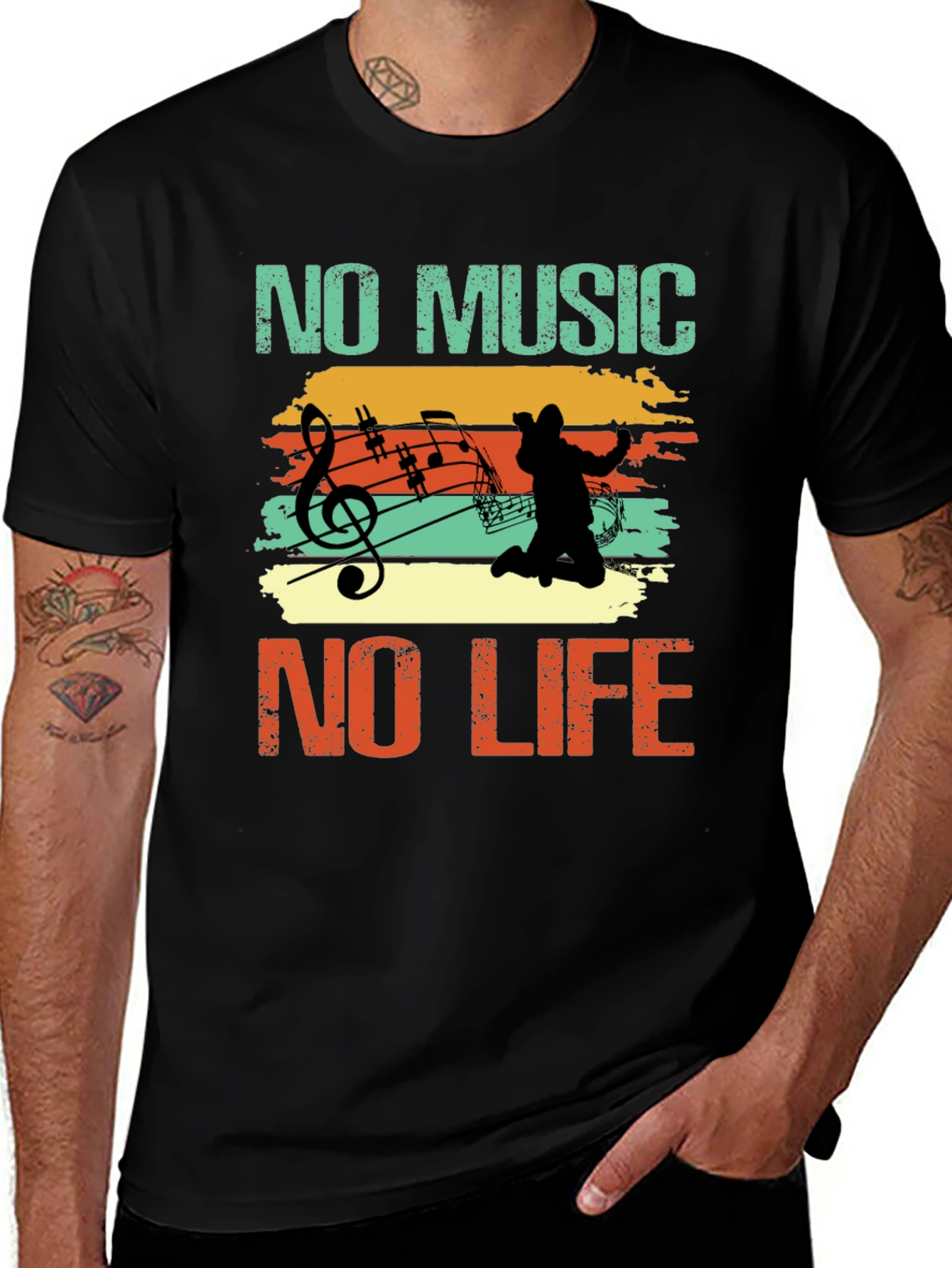 No Music No Life Graphic Tee