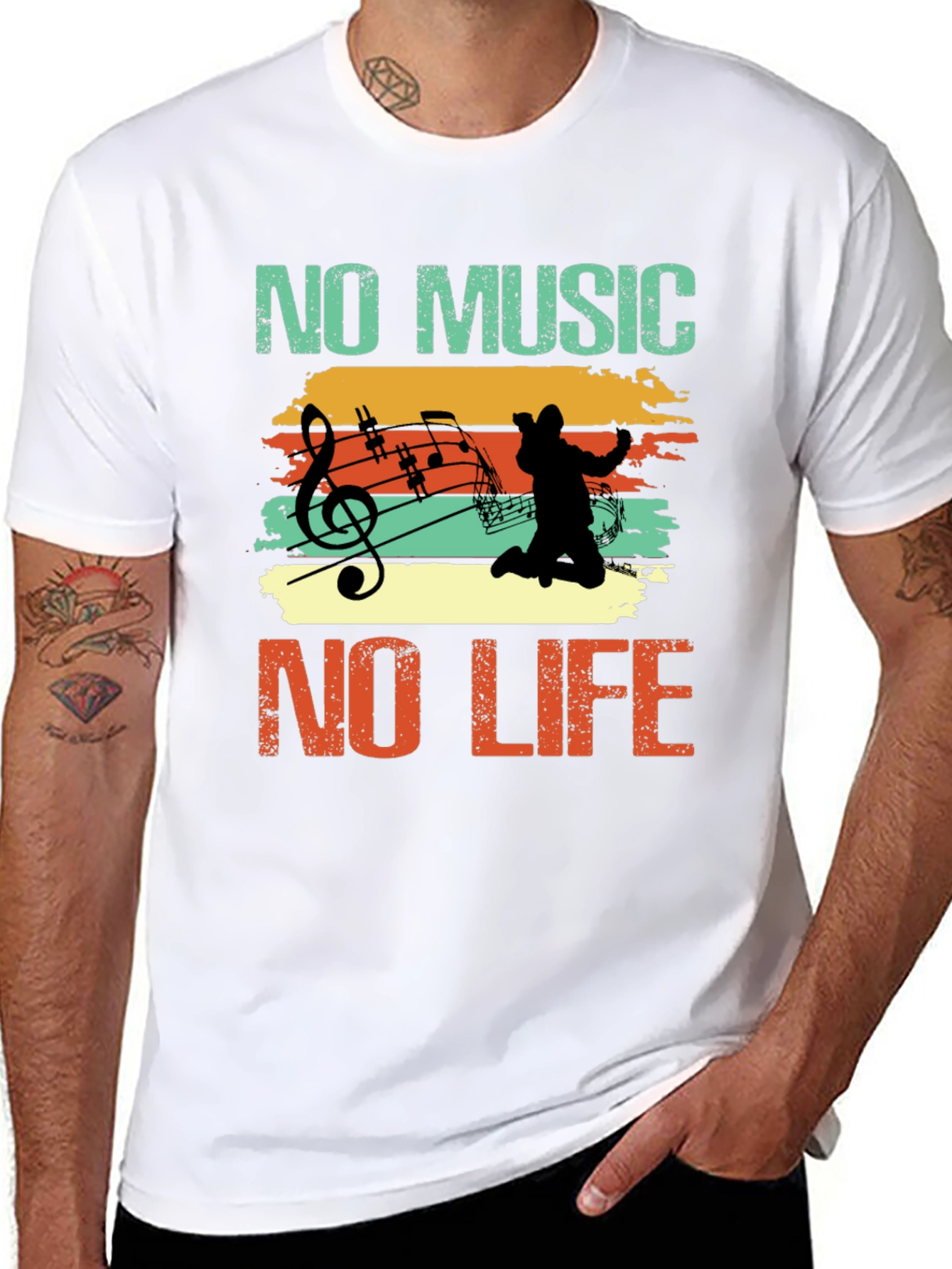 No Music No Life Graphic Tee