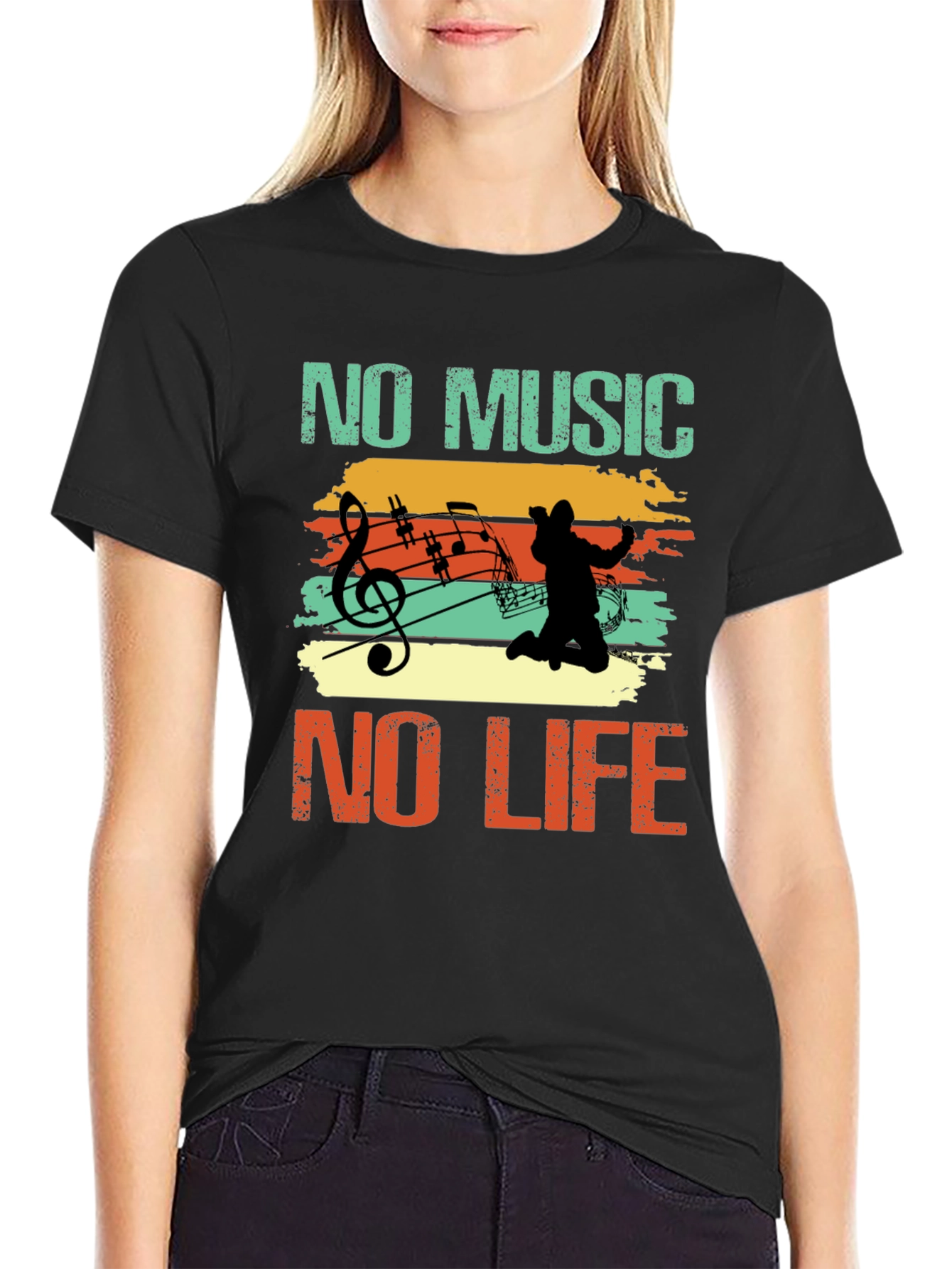 No Music No Life Graphic Tee
