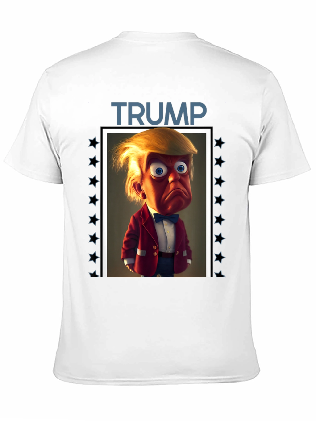 Trump Cartoon Graphic Tee - Political Humor T-Shirt