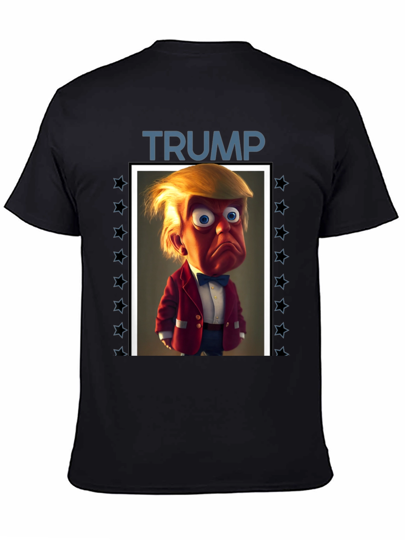 Trump Cartoon Graphic Tee - Political Humor T-Shirt