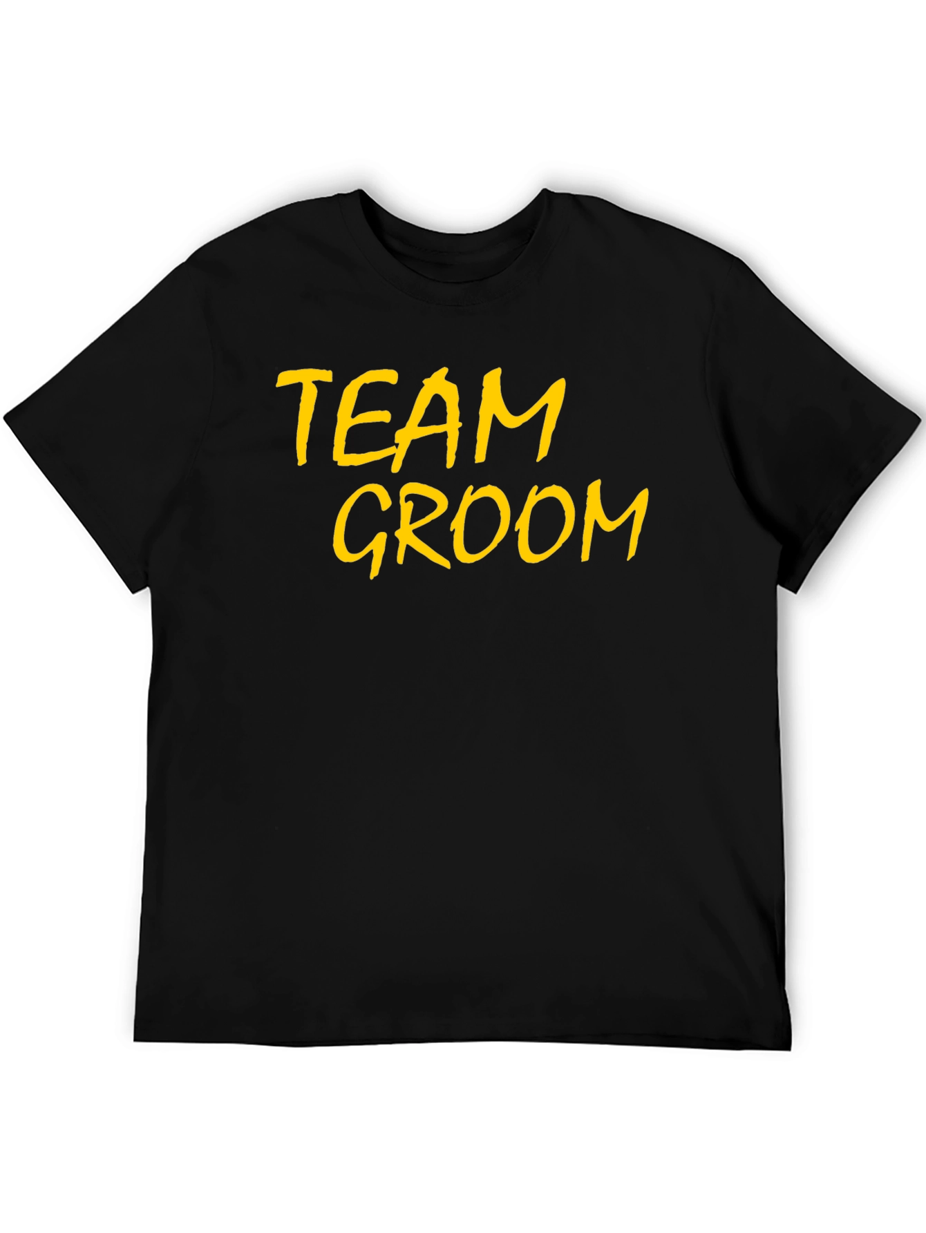 Team Groom T-Shirt - Black Bachelor Party Tee