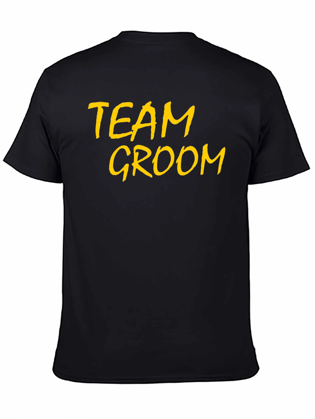 Team Groom T-Shirt - Black Bachelor Party Tee