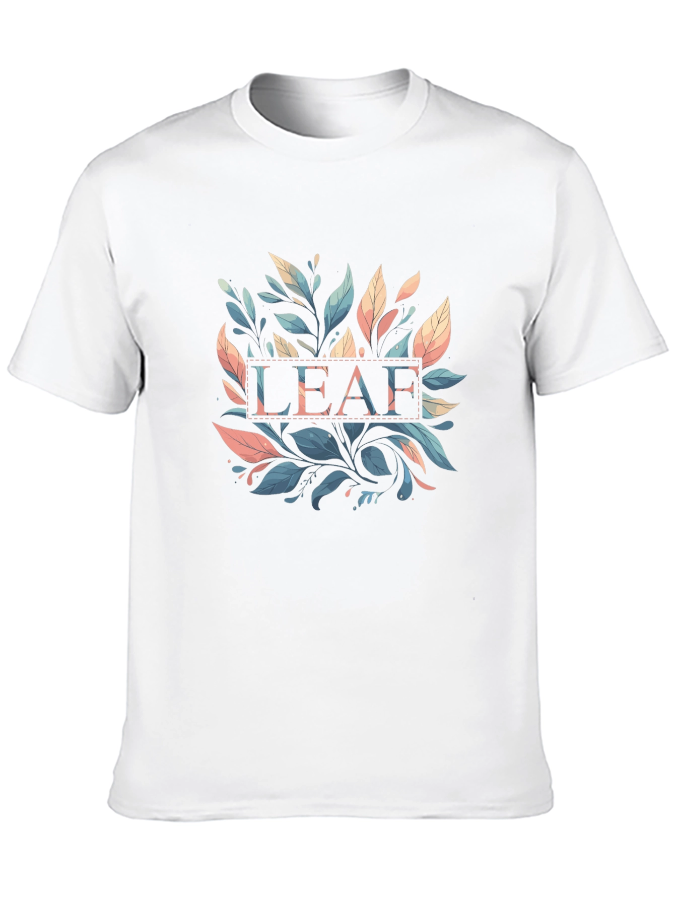 Botanical LEAF Graphic T-Shirt - Stylish Casual Wear