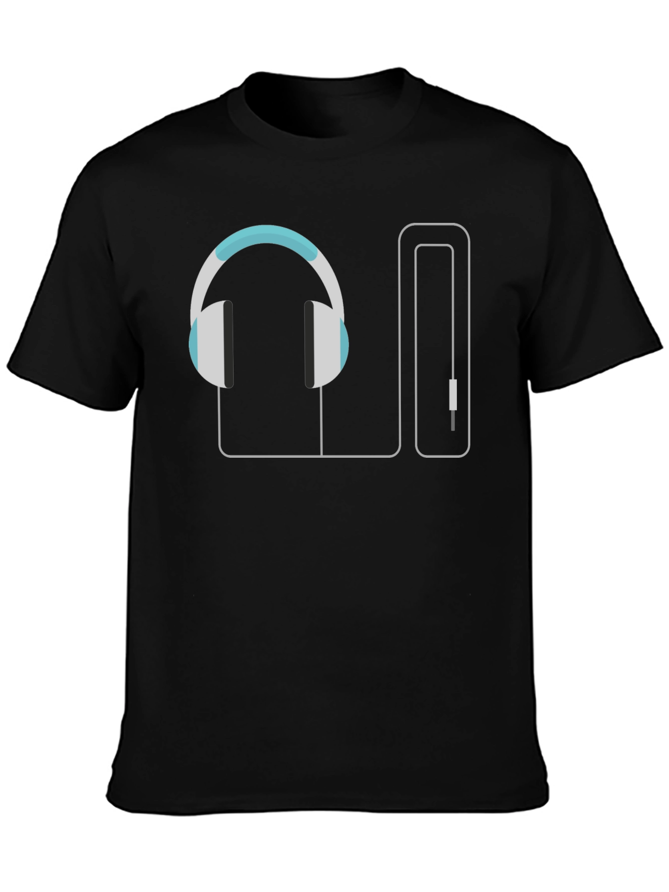 Headphone Graphic Tee - Music Lover T-Shirt