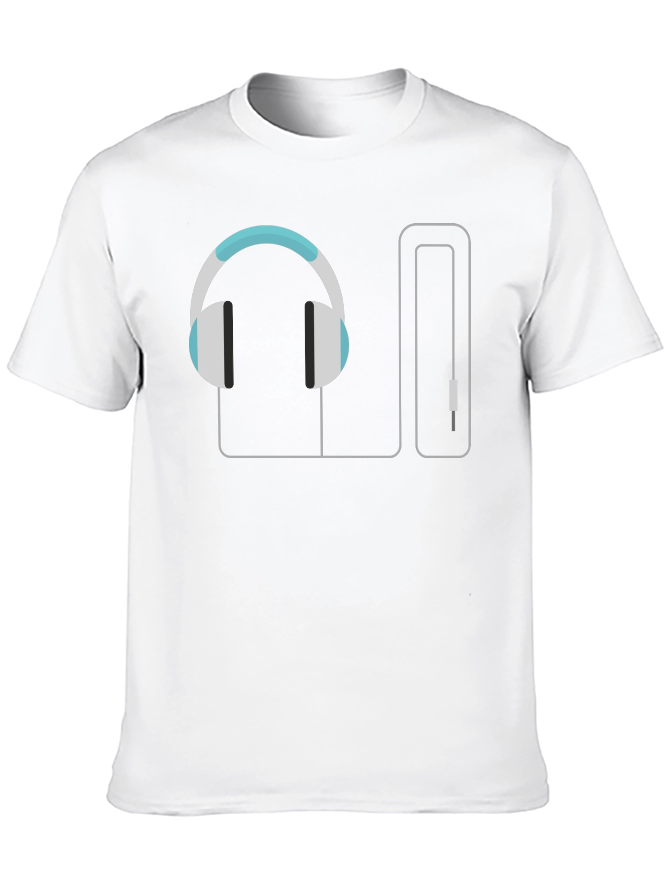 Headphone Graphic Tee - Music Lover T-Shirt
