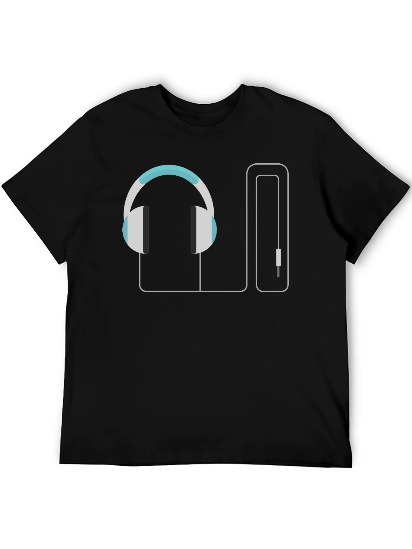 Headphone Graphic Tee - Music Lover T-Shirt