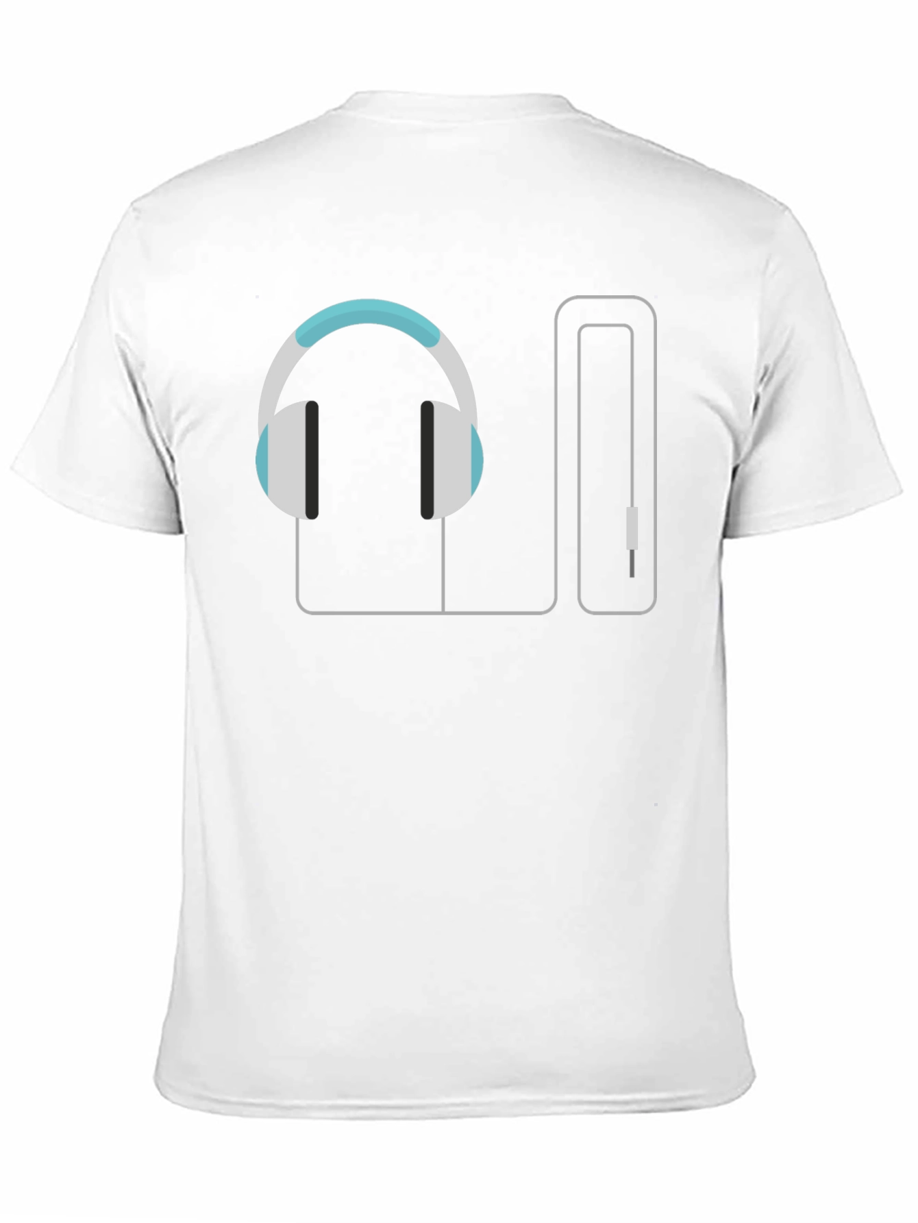 Headphone Graphic Tee - Music Lover T-Shirt