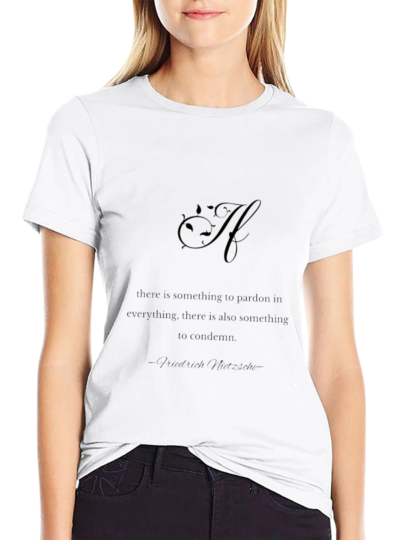 Philosophical Quote Graphic T-Shirt