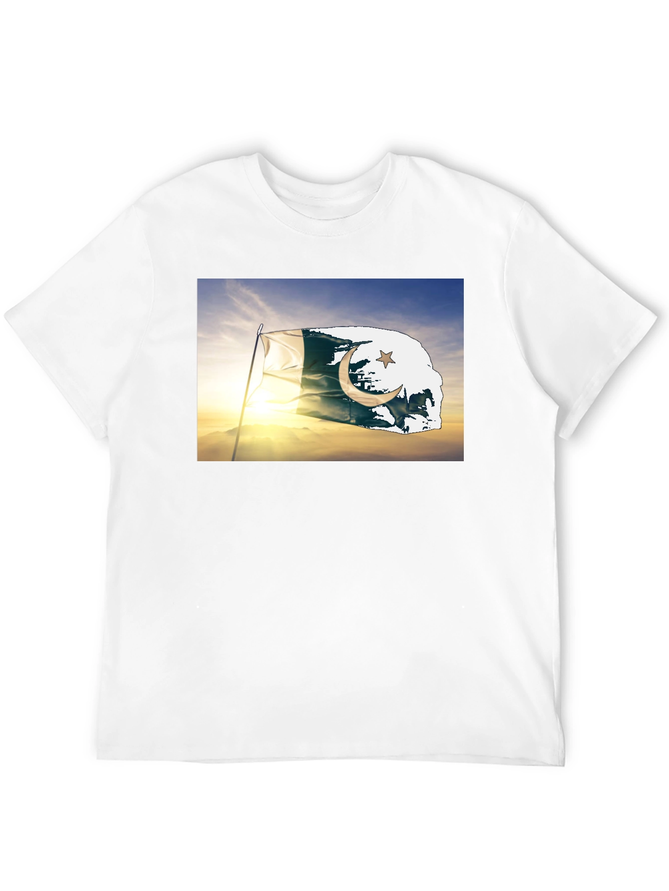 Pakistan Flag T-Shirt - Black Cotton Tee