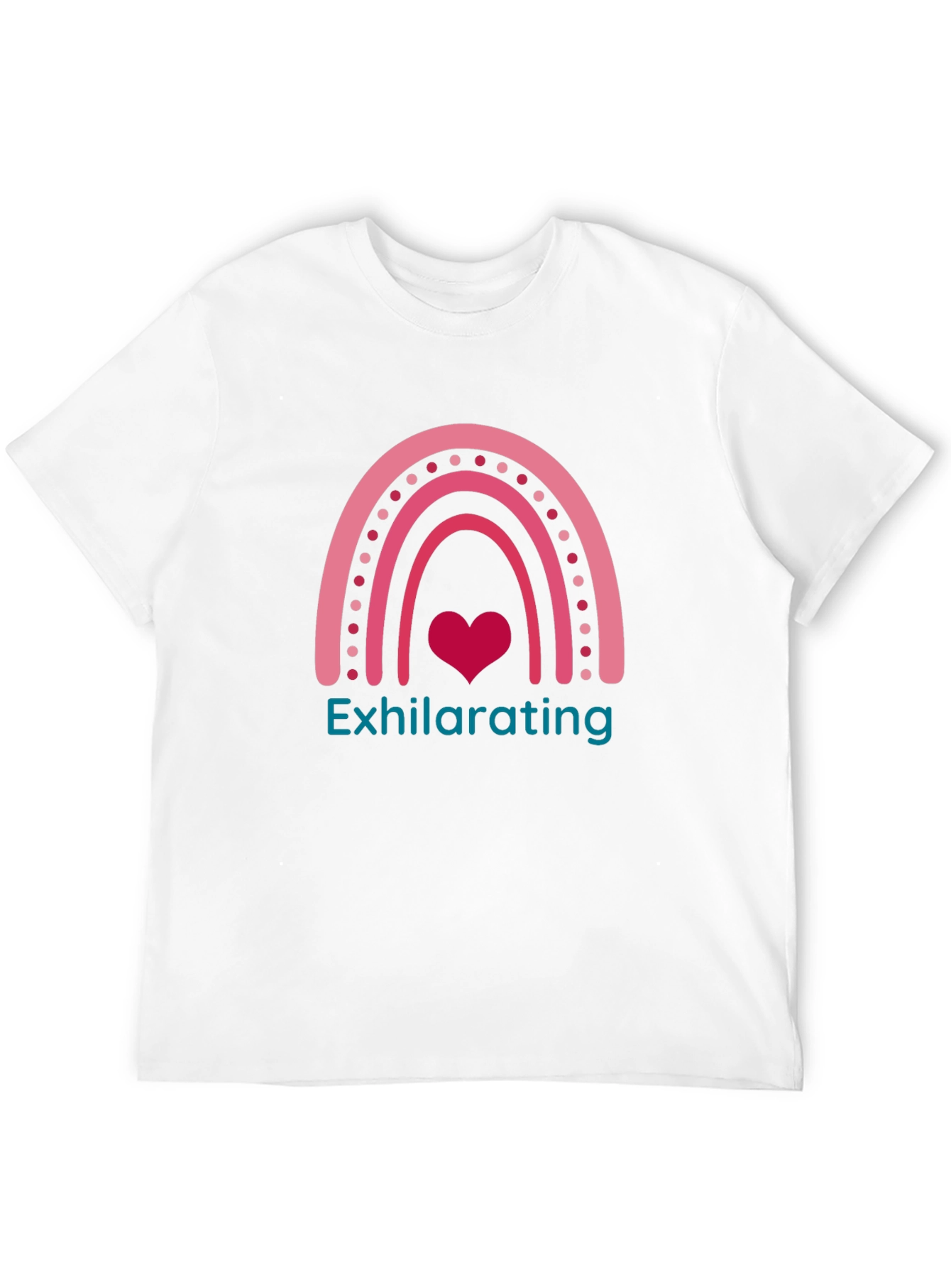 Exhilarating Rainbow Heart T-Shirt