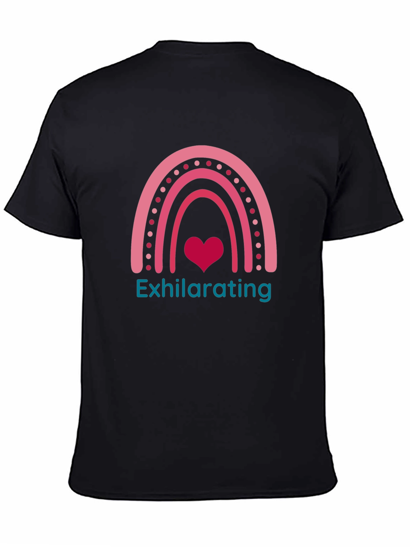 Exhilarating Rainbow Heart T-Shirt