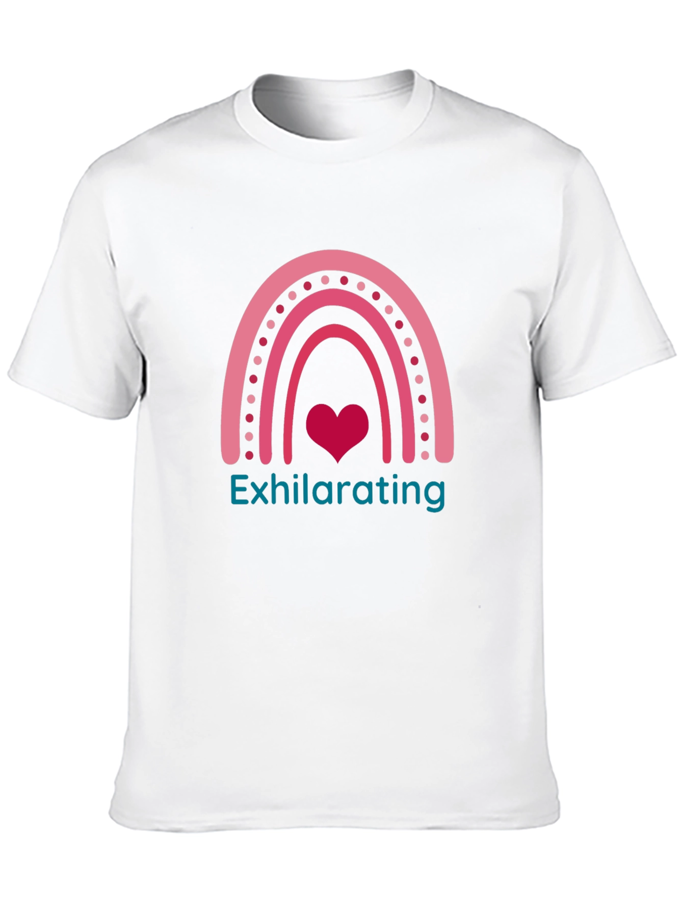 Exhilarating Rainbow Heart T-Shirt