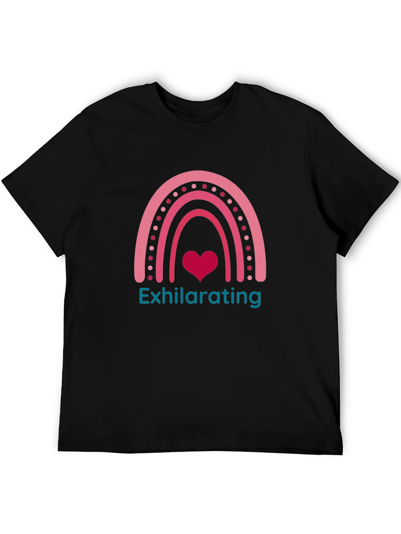 Exhilarating Rainbow Heart T-Shirt