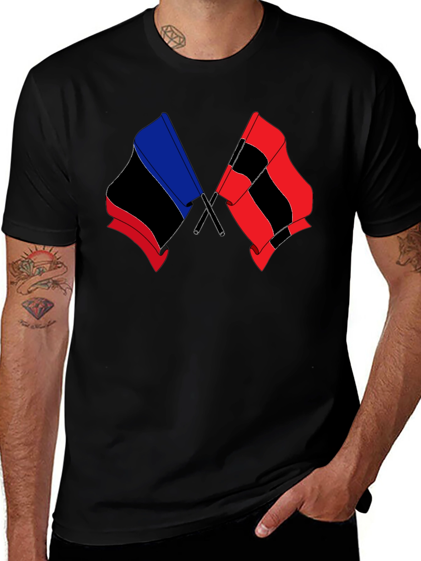 Tamil Flags Graphic Tee