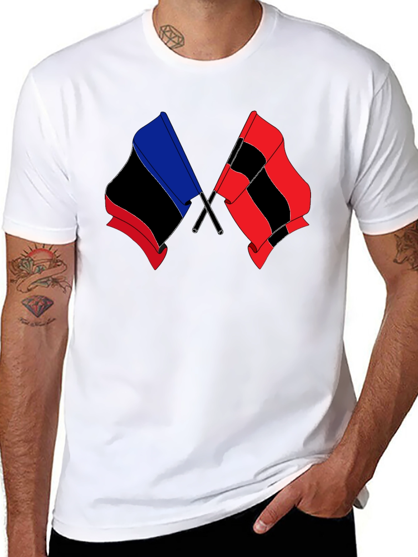 Tamil Flags Graphic Tee
