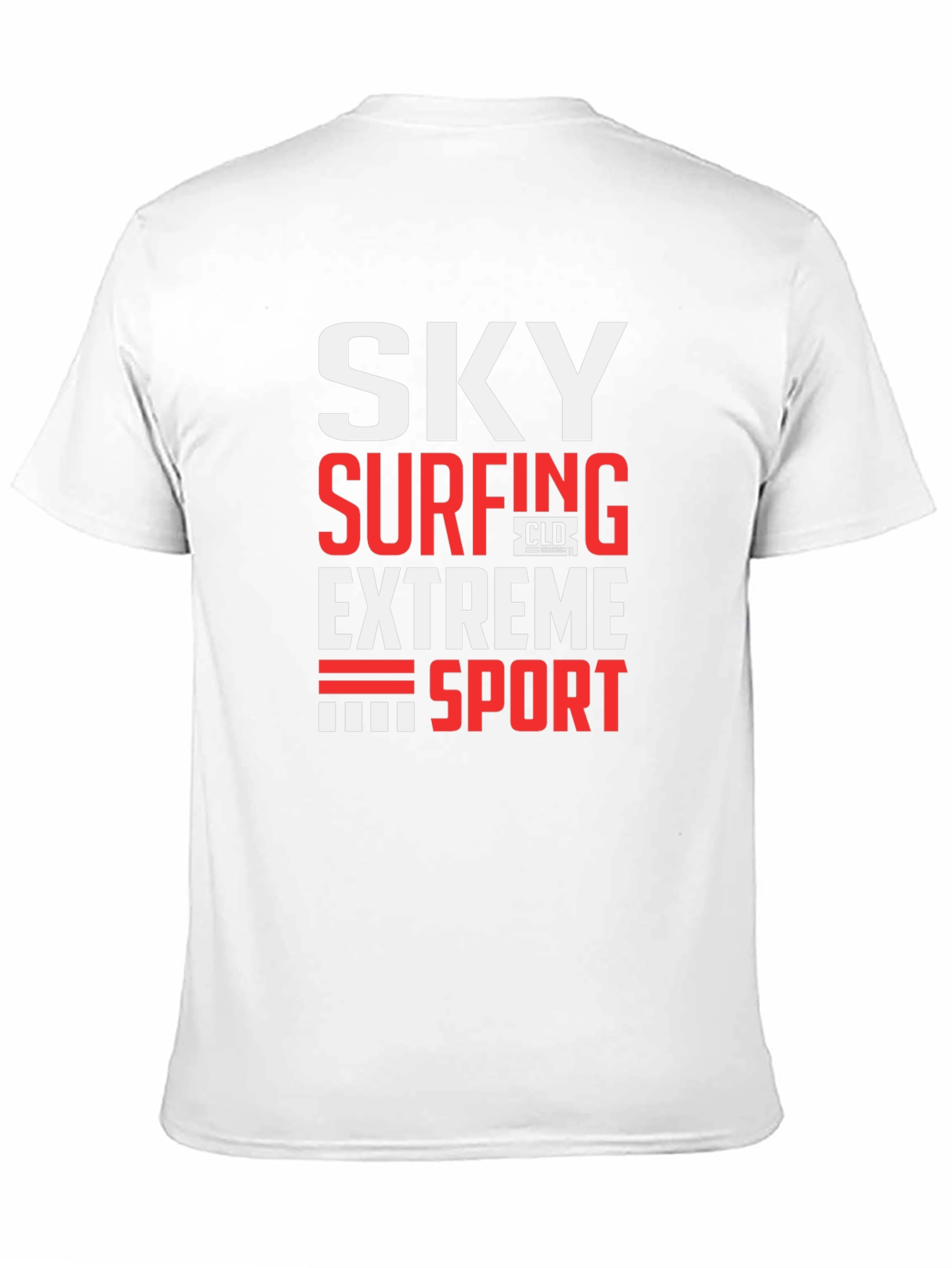Sky Surfing Extreme Sport Black T-Shirt