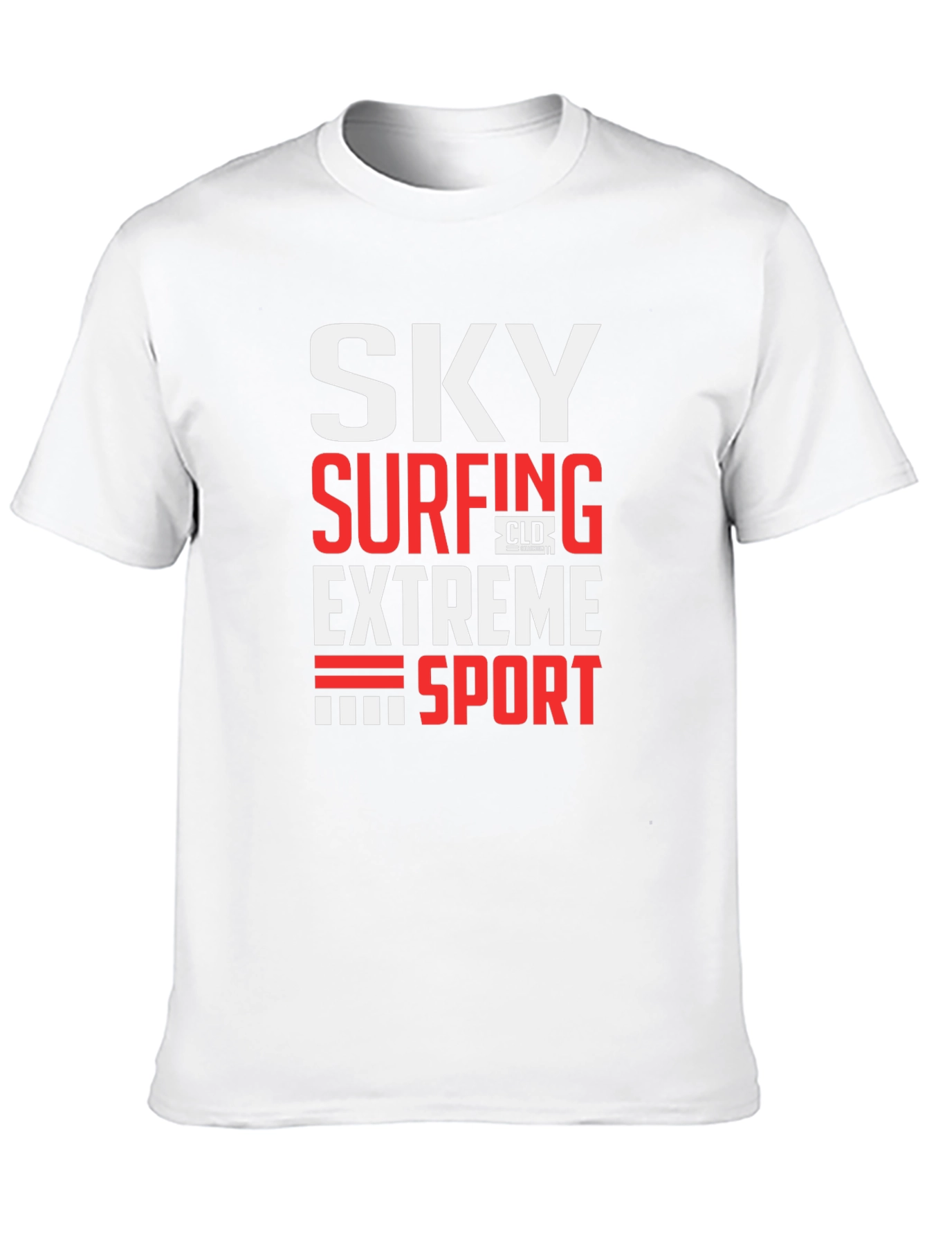 Sky Surfing Extreme Sport Black T-Shirt