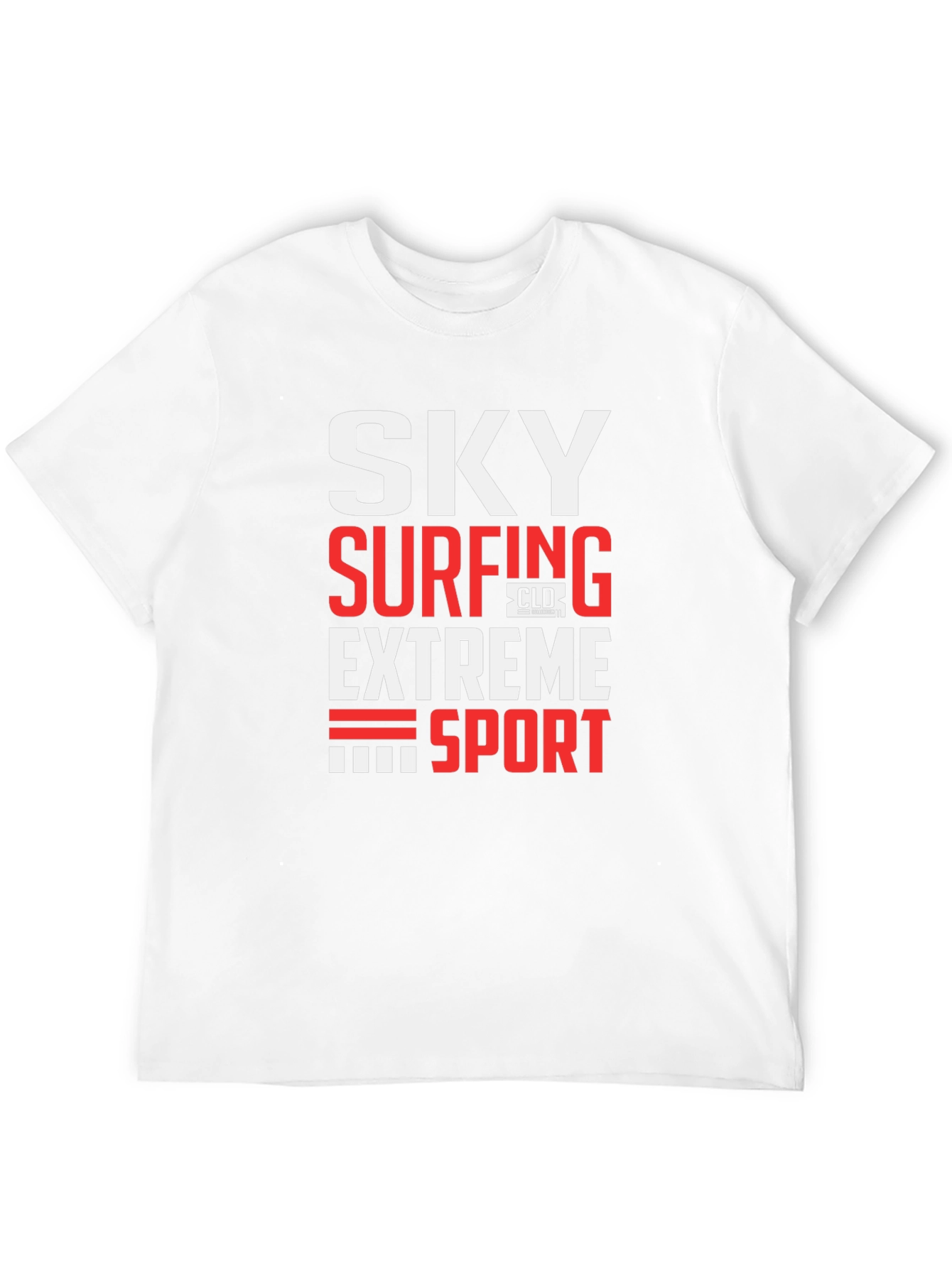 Sky Surfing Extreme Sport Black T-Shirt
