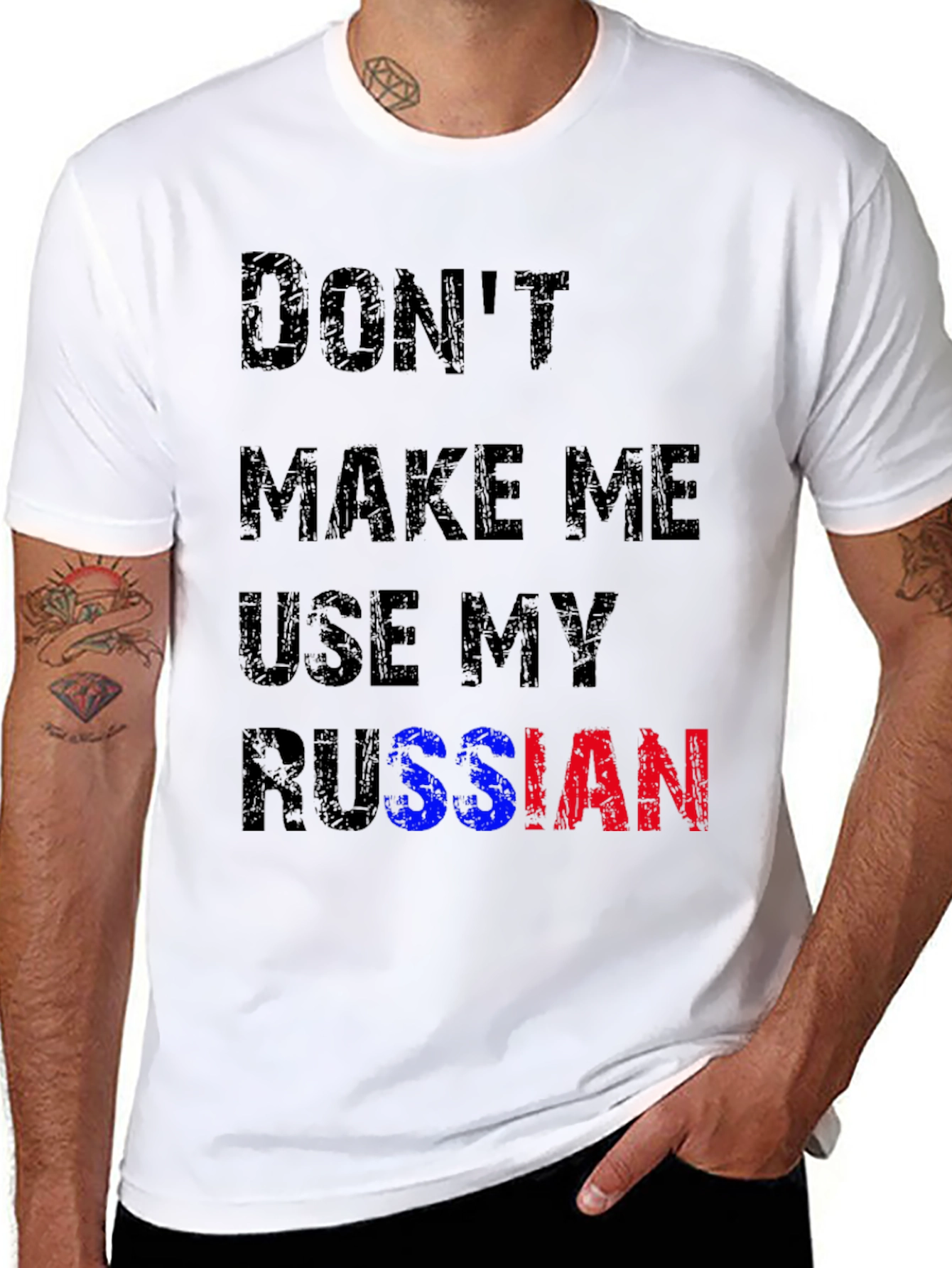 Dont Make Me Use My Russian T-Shirt