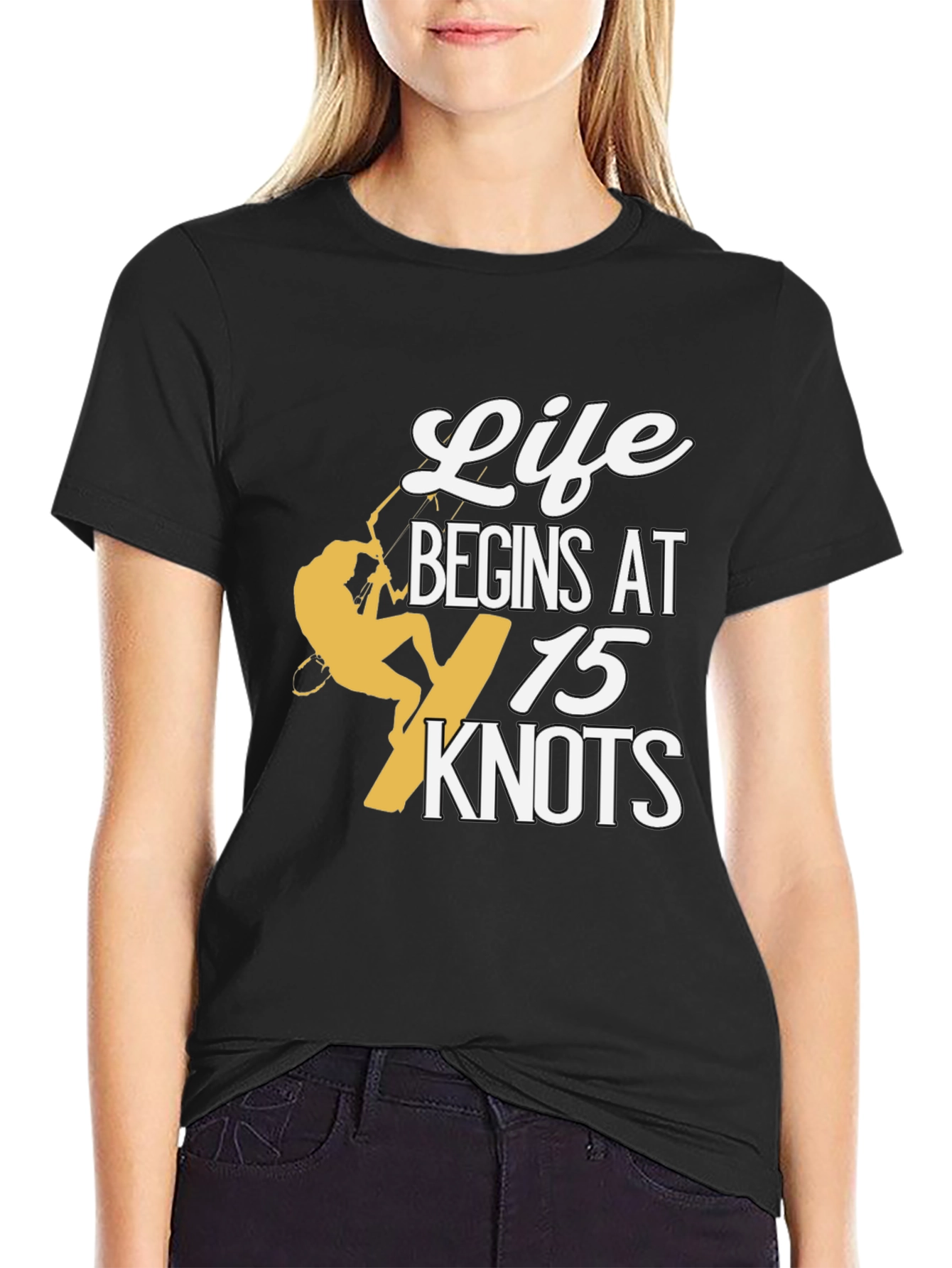 Life Begins at 15 Knots T-Shirt