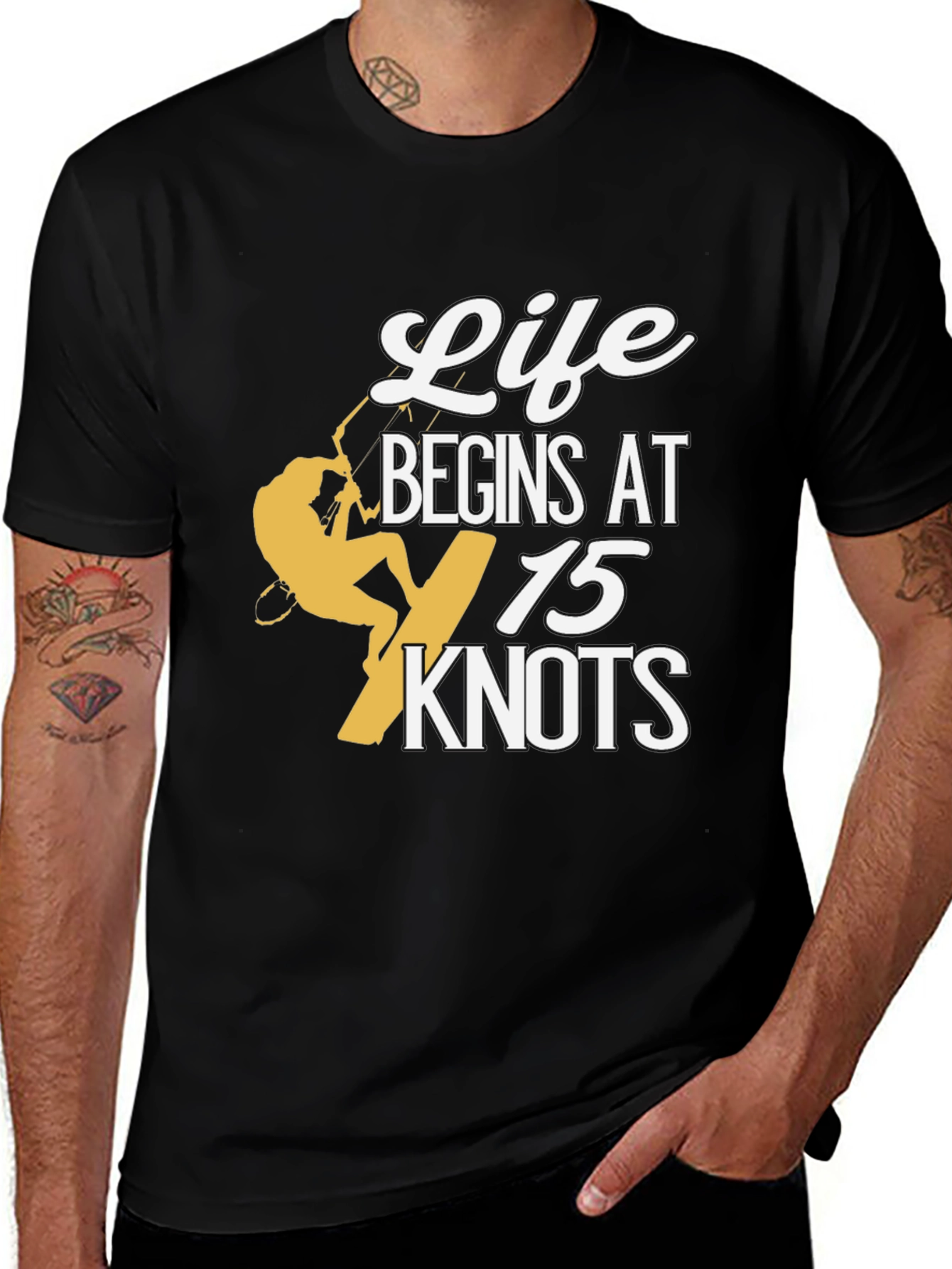 Life Begins at 15 Knots T-Shirt