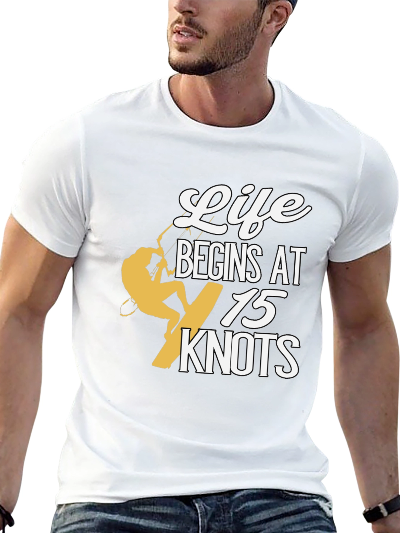 Life Begins at 15 Knots T-Shirt