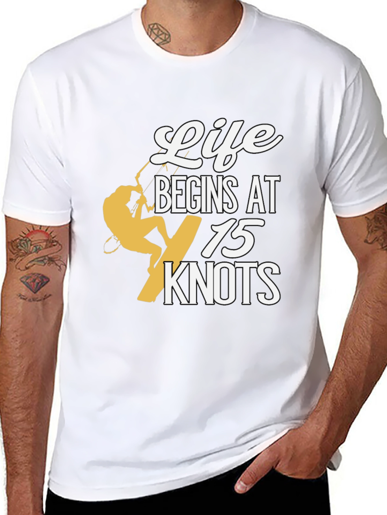 Life Begins at 15 Knots T-Shirt