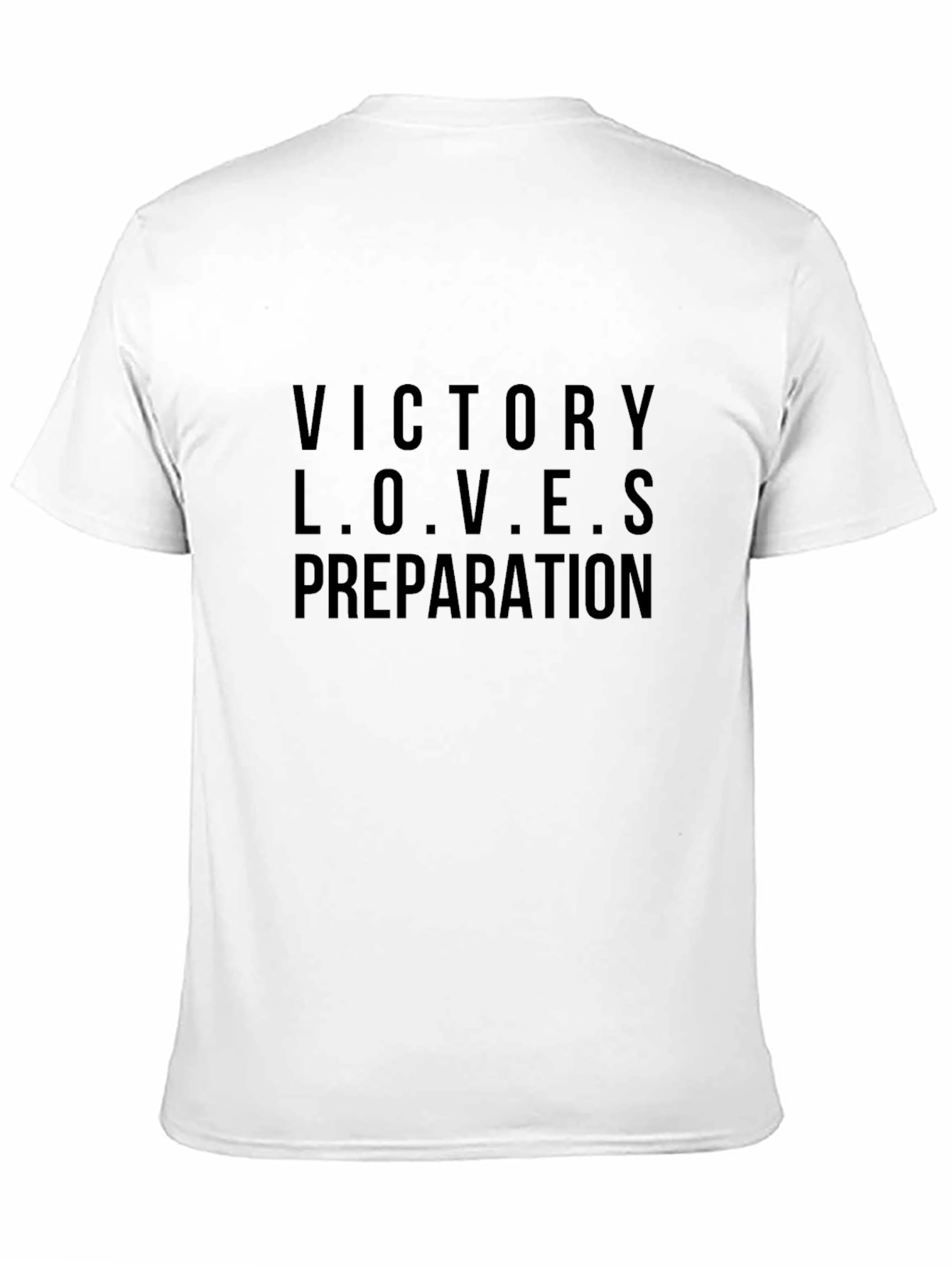 Victory Loves Preparation Black T-Shirt