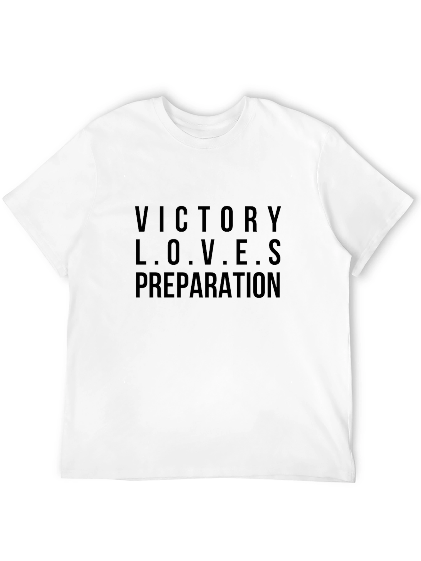 Victory Loves Preparation Black T-Shirt