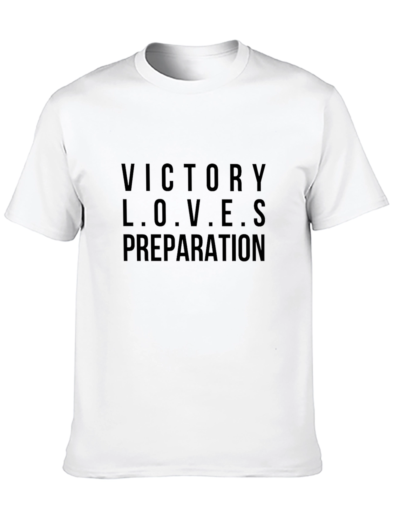 Victory Loves Preparation Black T-Shirt
