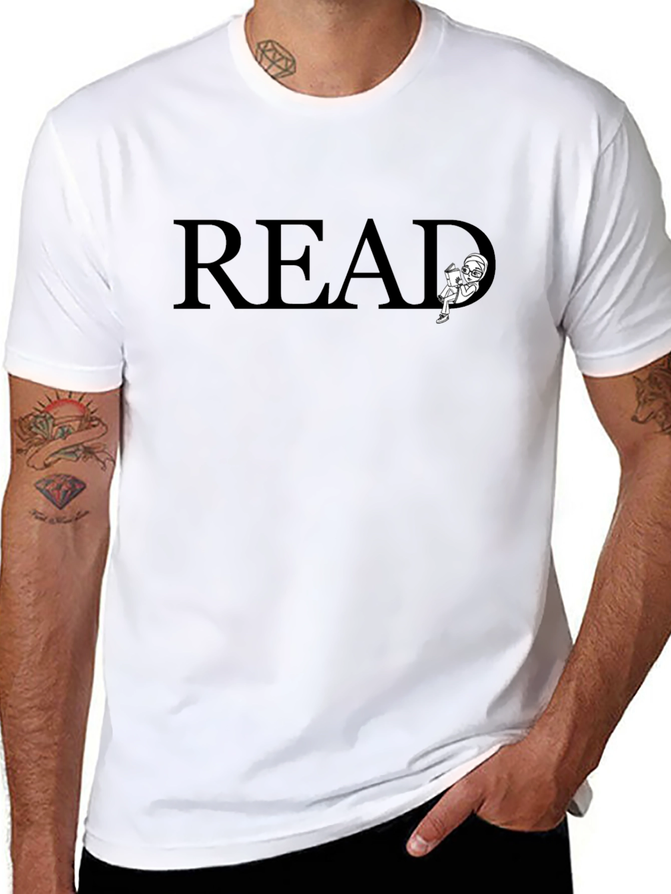 Read Skeleton T-Shirt - Funny Graphic Tee