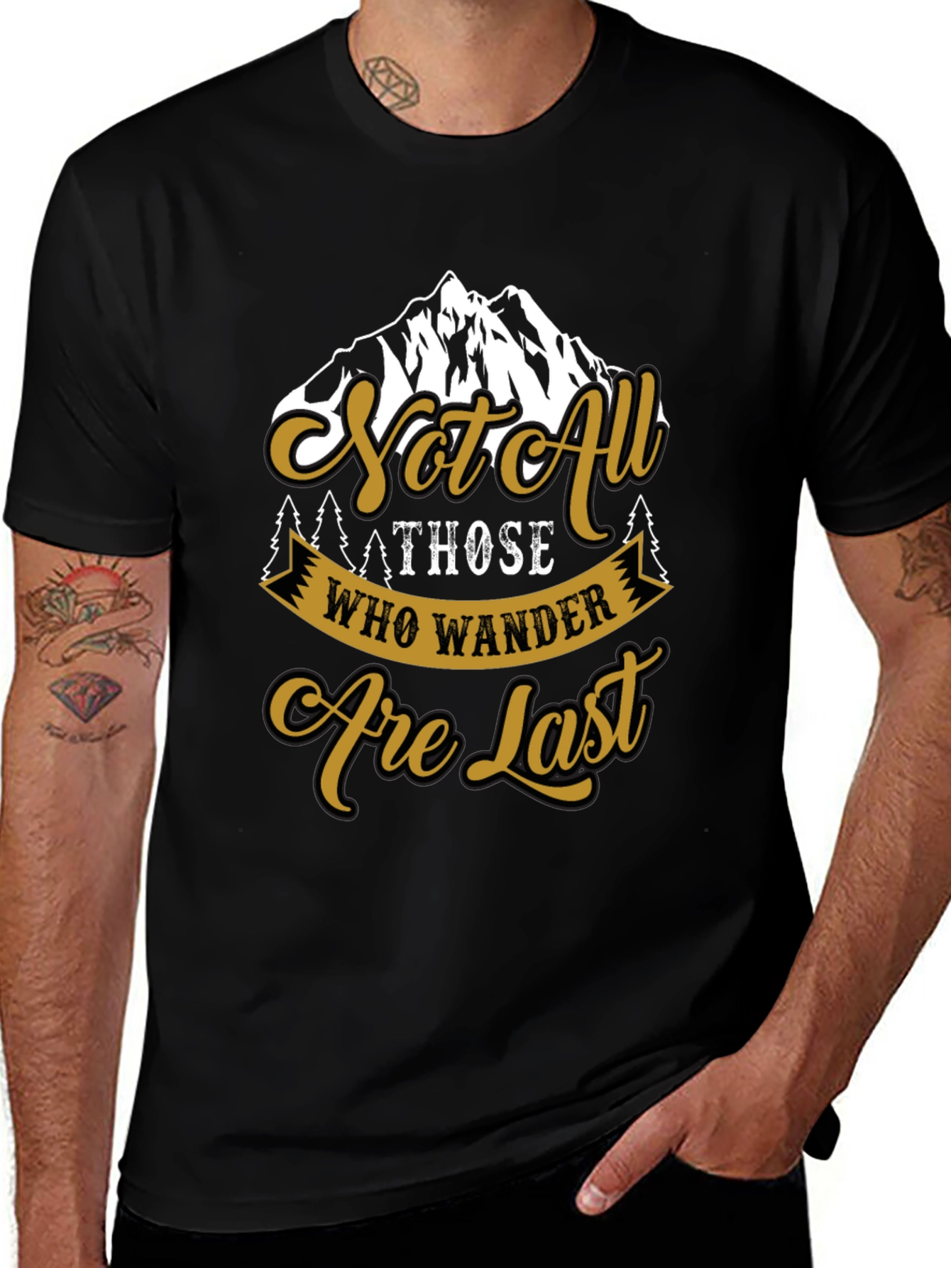 Not All Who Wander Graphic Tee