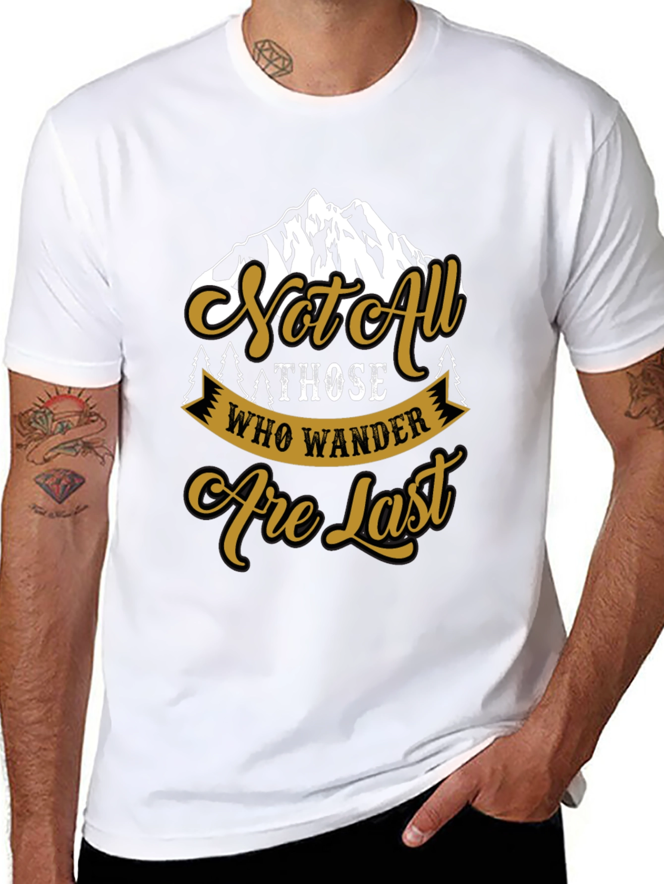 Not All Who Wander Graphic Tee