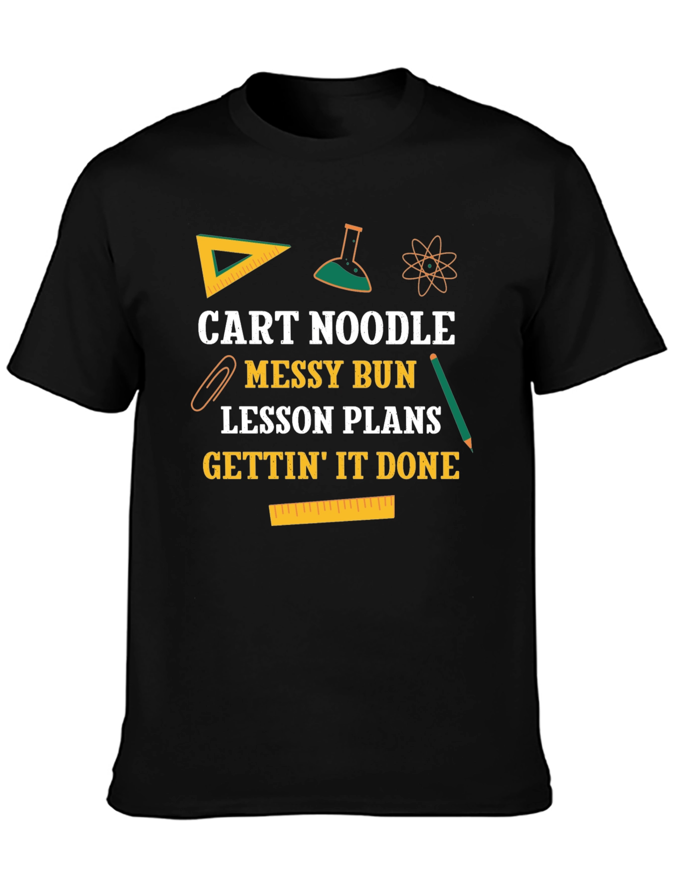 Cart Noodle Messy Bun T-Shirt