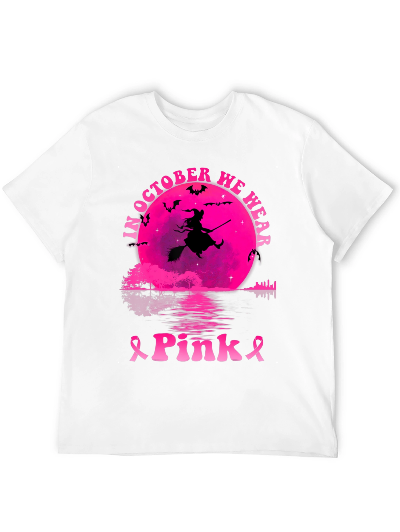 October Pink Witch T-Shirt