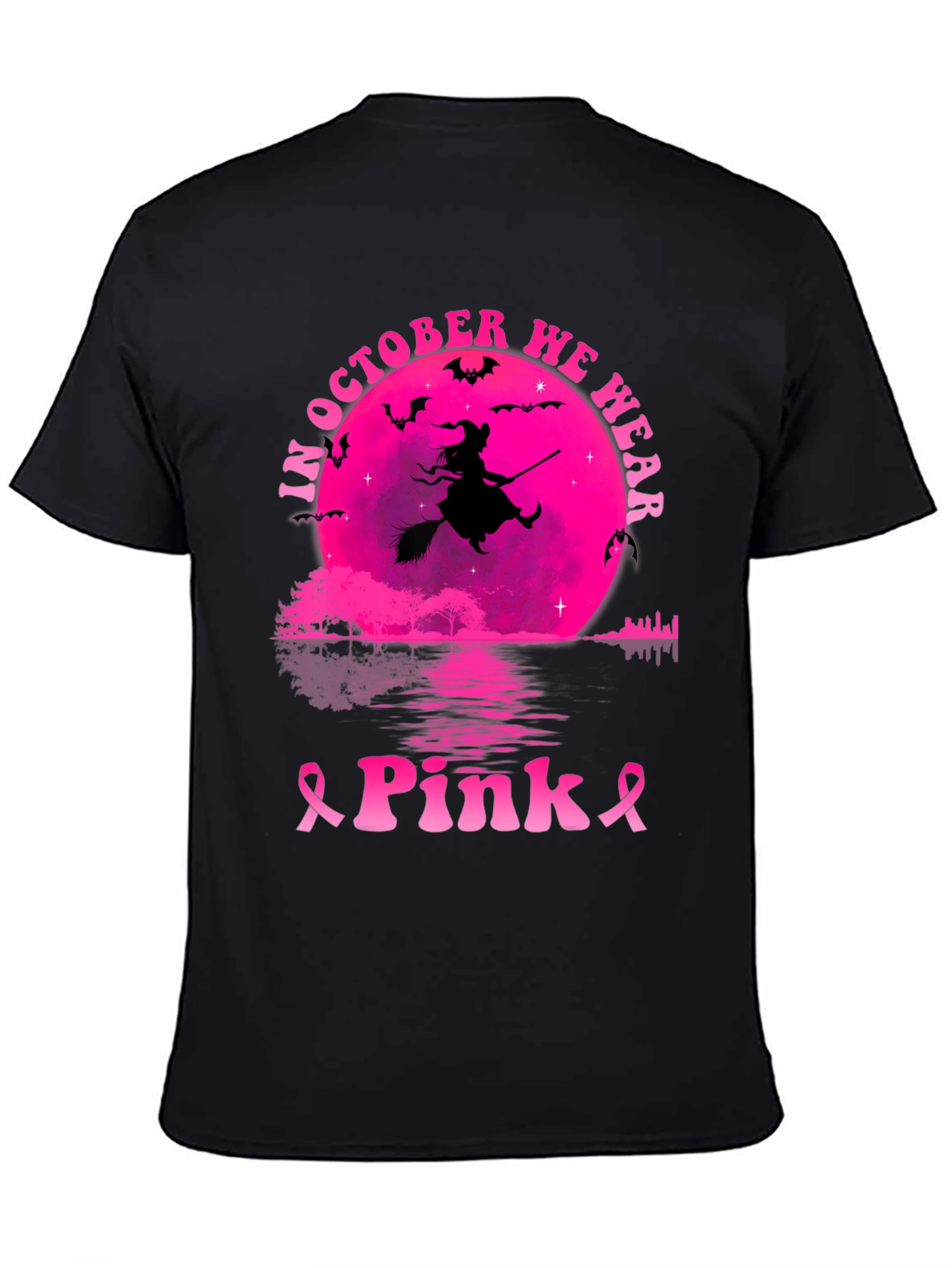October Pink Witch T-Shirt