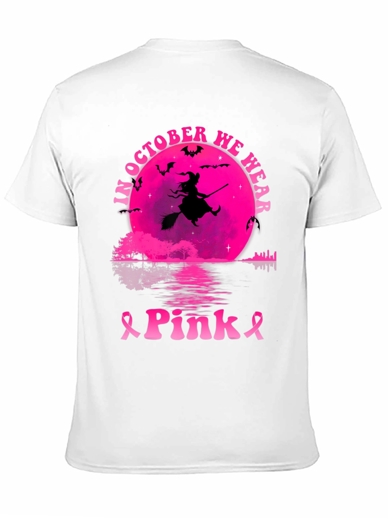 October Pink Witch T-Shirt