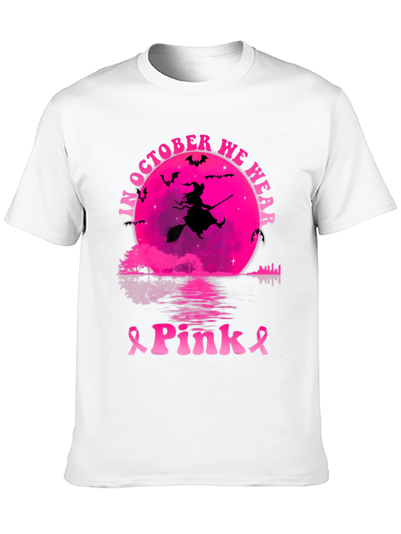 October Pink Witch T-Shirt