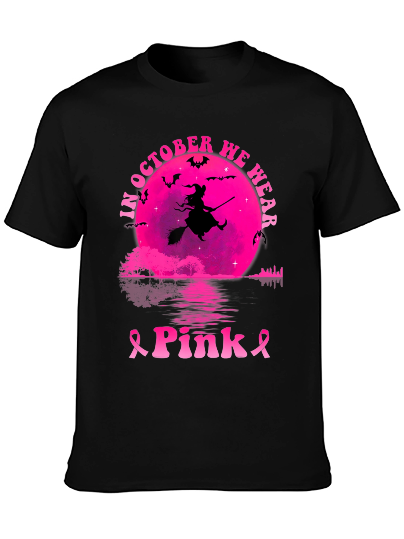 October Pink Witch T-Shirt