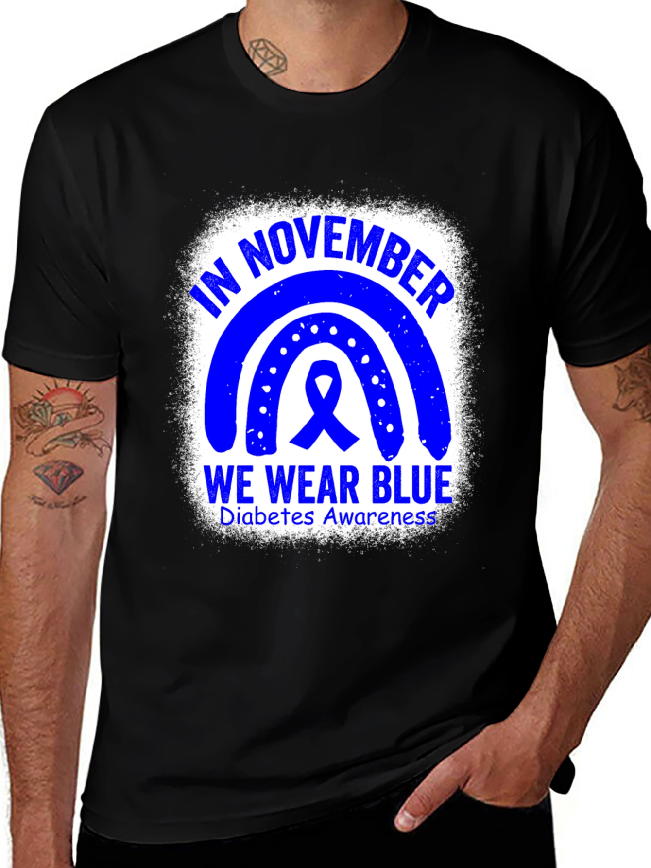November Diabetes Awareness Blue T-Shirt