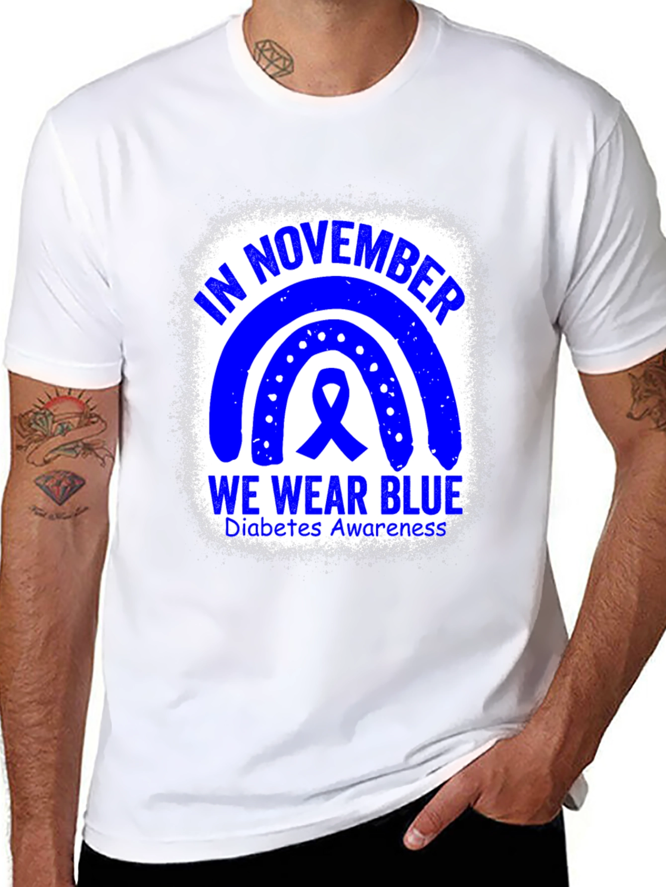 November Diabetes Awareness Blue T-Shirt