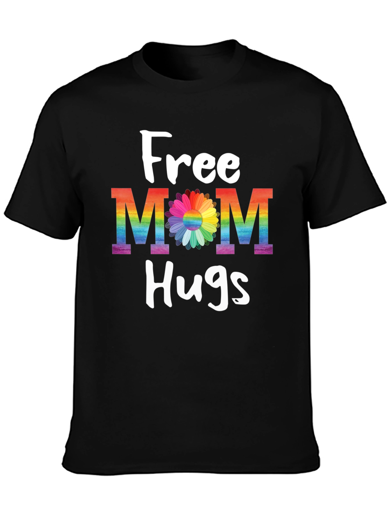 Free Mom Hugs Rainbow T-Shirt