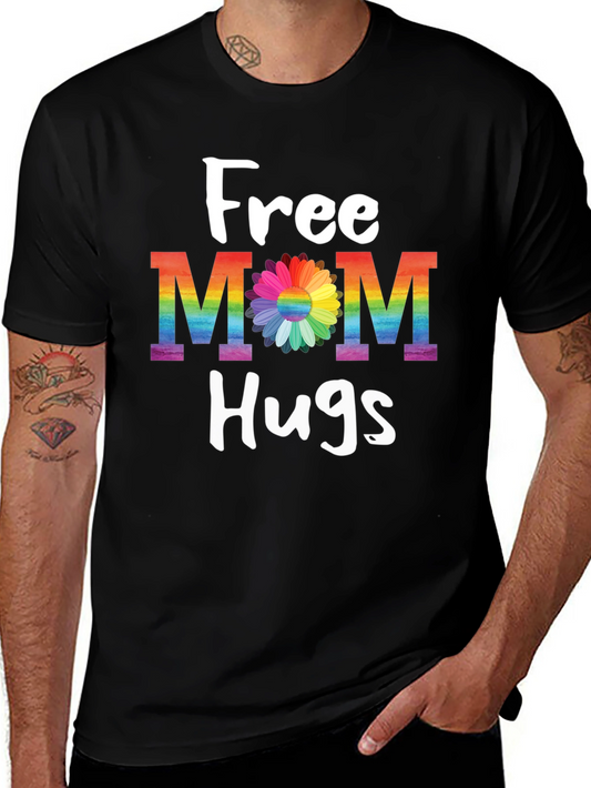 Free Mom Hugs Rainbow T-Shirt