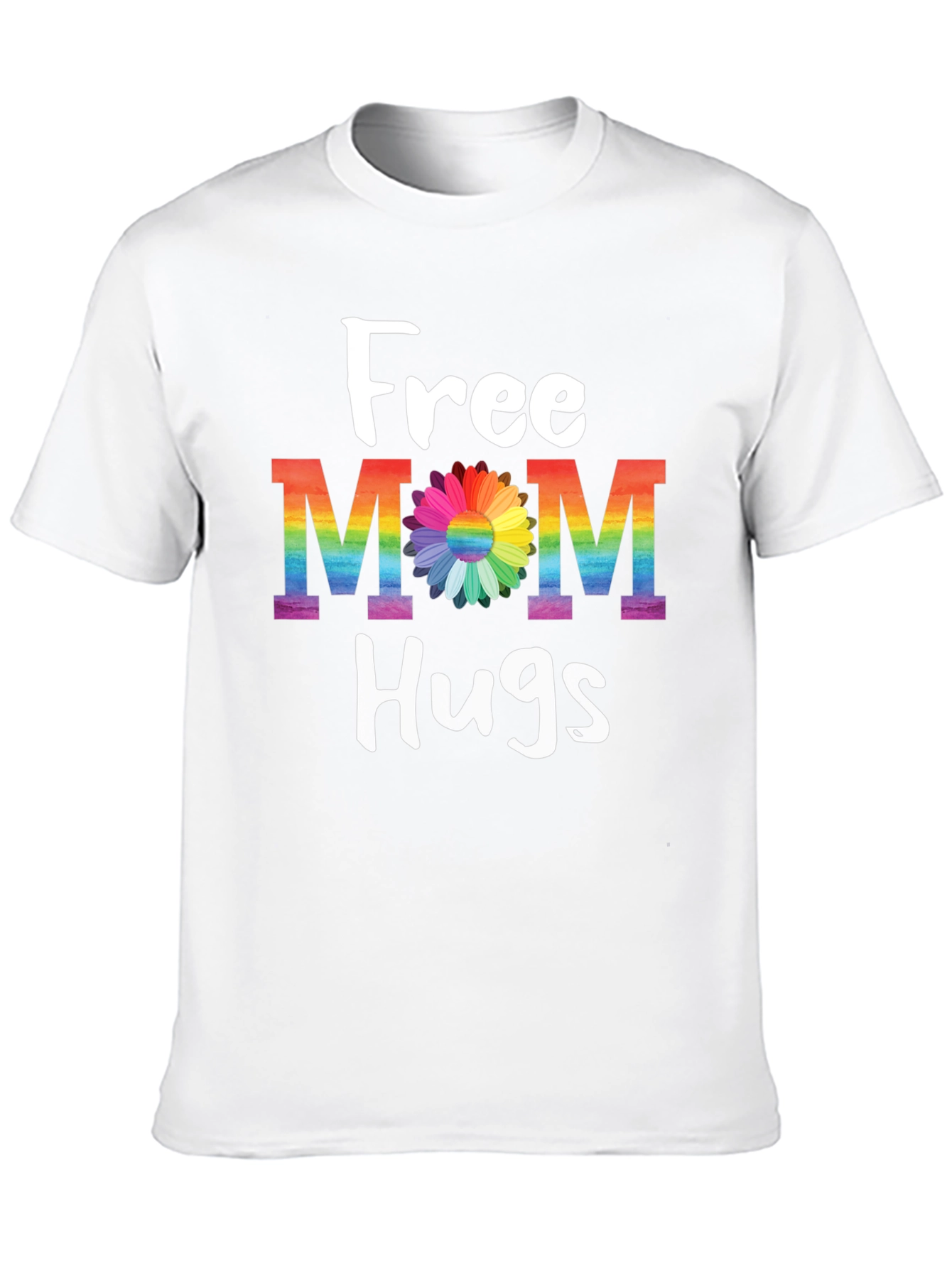 Free Mom Hugs Rainbow T-Shirt
