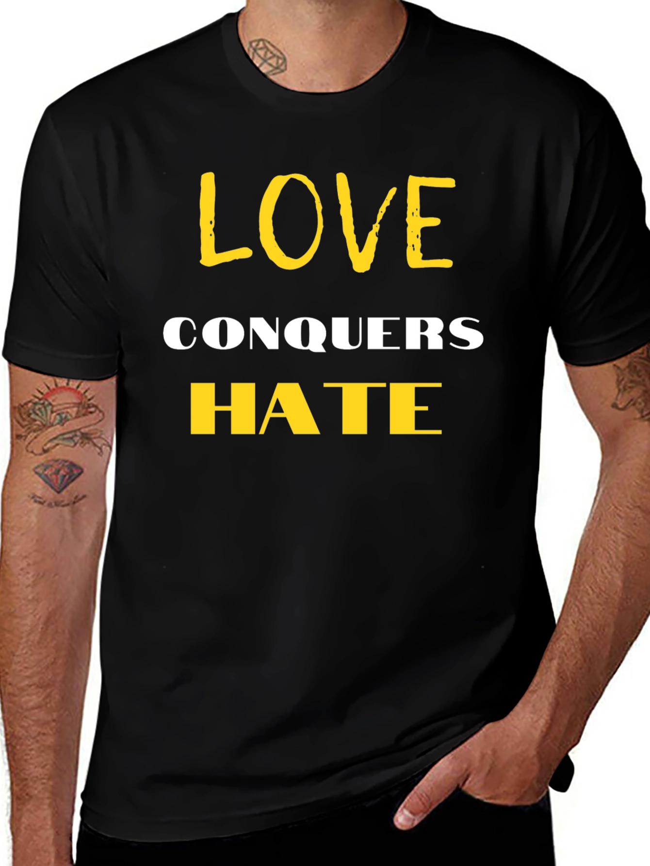 Love Conquers Hate Graphic Tee