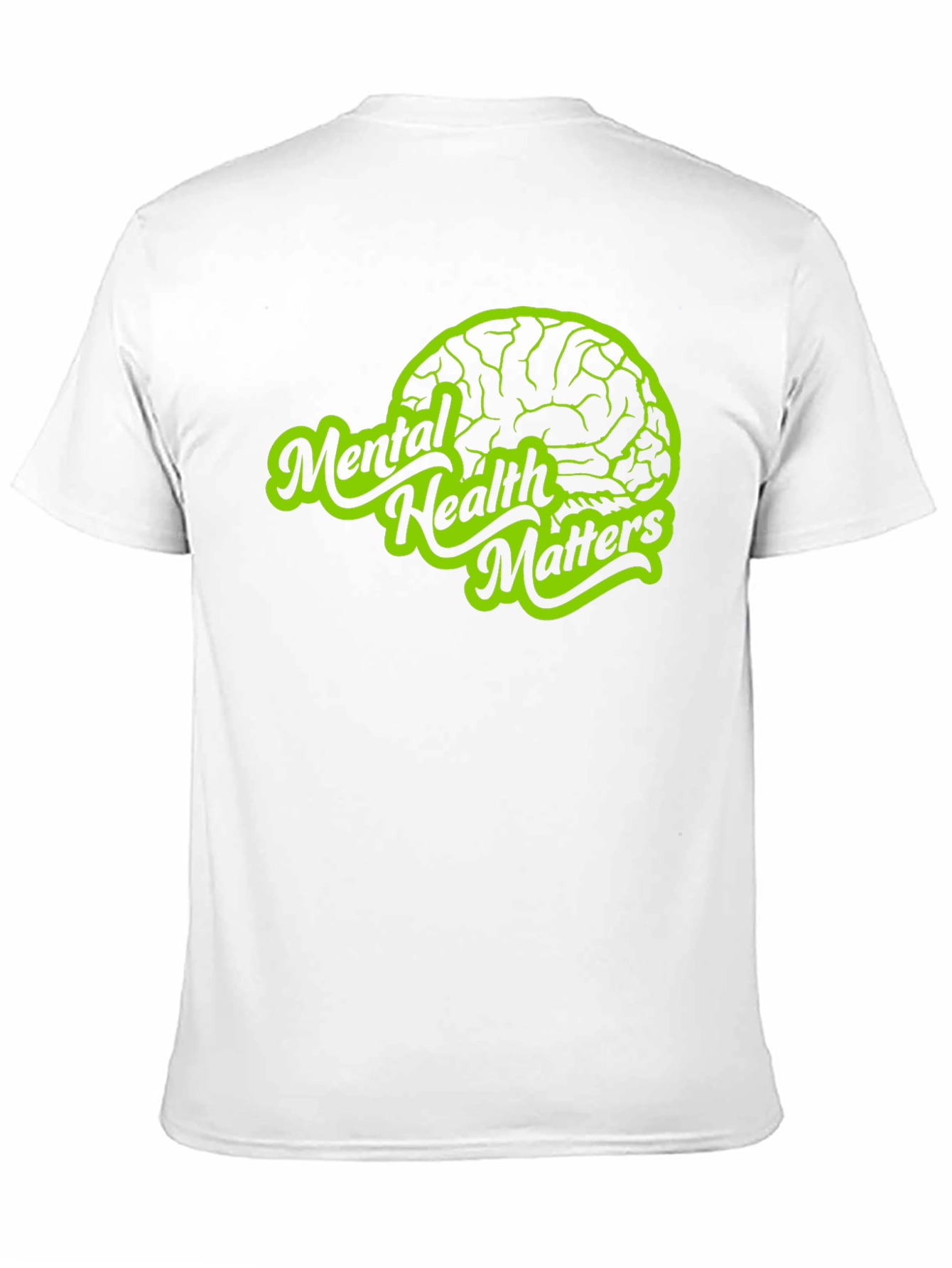 Mental Health Matters T-Shirt - Brain Graphic Tee
