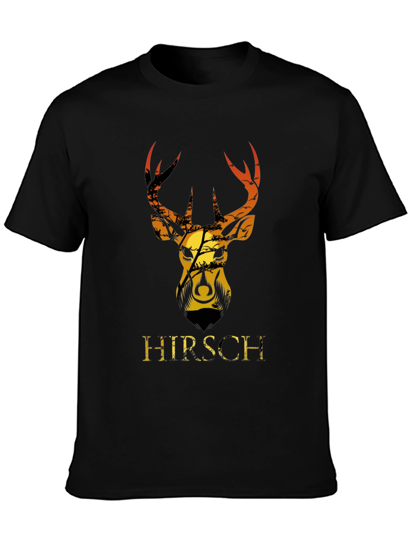 Hirsch Sunset Deer Graphic Tee